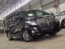 2016 Toyota Alphard 2.5 G SA TYPE BLACK JBL PRECRASH 5 YEARS WARRANTY