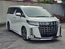OFFER Unreg 2021 Toyota Alphard 2.5 G SC Modellista MPV White / ORIGINAL MODELISTA BODYKIT/ JBL SOUND SYSTEM/ SUNROOF MOONROOF/ FREE 6 YEAR WARRANTY