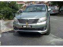 2012 Toyota Fortuner 2.5 G TRD Sportivo SUV (A)