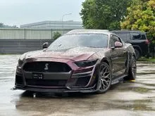 2017/20 FORD MUSTANG 5.0 GT COUPE, GT500 BODYKIT, CORSA EXHAUST, FORGED CARBON STEERING, STAGE 2 TUNING, VOSSEN RIM, NEW PAINT, SWAY BAR