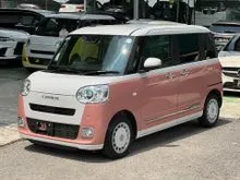 2025 Daihatsu Move Canbus 0.7 Stripes G Turbo - White Pearl x Apricot Pink *6 Year Unlimited Mileage Warranty (Open Service)*
