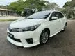 Used Toyota Corolla Altis 1.8 G Sedan (A) 2016 Facelift Model Full Set Bodykit New Pearl White Paint 1 Owner Only Push Start Button TipTop Condition