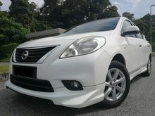 2014 Nissan Almera 1.5 VL NAVI PREMIUM (A) FULL LOAN IMPUL B.KIT KEYLESS GPS DVD CAMERA 1 LADY OWNER