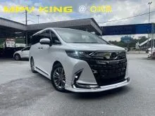 2024 Toyota Alphard 2.5 Z MPV / FULLY LOADED / GRADE 5A / MODELISTA / HUD / 360 CAMERA / DIM / BSM / MOONROOF / ROOF MONITOR / UNREG