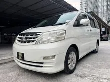 Toyota Alphard 2.4(A) Sunroof//Power Door// 8 seats