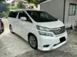 Used 2010 Toyota Vellfire 3.5AT MPV PROMOTION PRICE WELCOME TEST FREE WARRANTY AND SERVICE