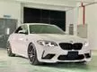 Recon Recon 2020 BMW M2 Competition Package Coupe 3.0 DCT Unregistered Top Speed 249 Km/h 7 Speed Auto DCT Rear Wheel Drive Power Seat M Performance Full Le