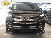 2015 Toyota Vellfire 2.5 ZG MODELISTA PILOT SEAT NO GST NO SST UNREG LAST CALL