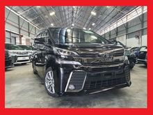 2016 Toyota Vellfire 2.5 Z Golden Eyes PRE CRASH ROOF MONITOR 5 YEARS WARRANTY