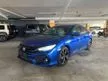 Recon 2018 Honda Civic 1.5 Turbo Hatchback FK7/Japan Specs/Unregistered/Tip Top Condition/High Grade/New Arrival Stock/Best Selling/10k Cash Back Discount