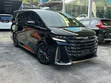 2024 Toyota Vellfire 2.4 Z Premier MPV - Brown Leather - Roof Monitor