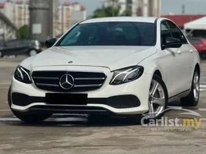 2016 Mercedes-Benz E200 2.0 Exclusive Line Sedan PADDLE SHIFT / AMG STEERING / BOLEH MAX LOAN / 1 OWNER / TIPTOP CONDITION SAME LIKE NEW
