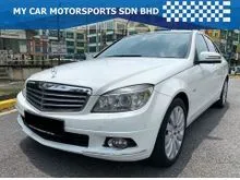 2009 Mercedes-Benz C200K 1.8 W204 (A) Elegance Sedan / leather seat