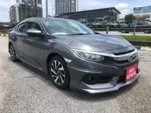 OTR PRICE 2017 Honda Civic 1.8 (A) S Sedan MODULO LOW MIL 3 YRS WARRANTY