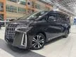 Recon 2021 Toyota Alphard 2.5 SC HIGH SPEC**SUNROOF**3BA**EXCELLENT CONDITION**RAYA PROMOTION