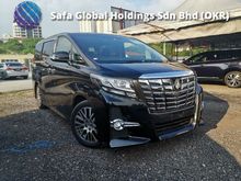 2017 Toyota Alphard 2.5 SC FULL SPEC SUNROOF/JBL SOUND SYSTEM/SURROUND CAM/PRE CRASH/PILOT SEATS UNREG