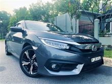 2016 Honda Civic 1.5 TC VTEC Premium Sedan ( MONTHLY RM 1132) (Muka RM1 Trusted dealer) (Like New) (26K mileage) (Honda plug and play Navigator)