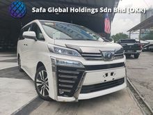 2019 Toyota Vellfire 2.5 ZG,SUNROOF, MOONROOF, TRIPLE HEAD LIGHT LED,5A GRADE ,2019 UNREG