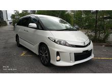 TOYOTA ESTIMA 2.4 AERAS PREMIUM 2014 WHITE UNREG