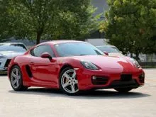 2013/2015 PORSCHE 981 CAYMAN 2.7 PDK , DIRECT OWNER , SPORT CHRONO PKG , SPORT STEERING WHEEL , SPORT SEATS , CARRERA GT WHEELS 19/20 INCH , XENON +