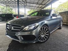 2017 Mercedes-Benz C200 2.0 AMG Premium Plus (UK/ FULL LEATHER/ BURMESTER/ POWER BOOT)