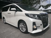 2016 Toyota Alphard 2.5 S SUNROOF FULL LOCAL FM MONITOR