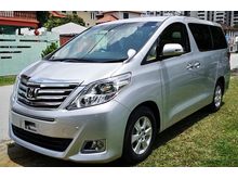 2013 TOYOTA ALPHARD 2.4A JAPAN SPEC UNREG SELLING WITH GST ( RM 158,000.00 NEGO ) CAR BODY - SILVER COLOR ( 6066 )