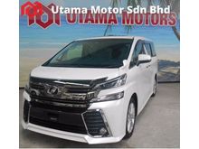MERDEKA SALES SALE UP TO 90K 2015 Toyota Vellfire 2.5 2.5 ZA