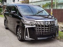 2018 TOYOTA ALPHARD 2.5 SC PACKAGE NEW FACELIFT - SUPER PROMOTION - SUNROOF / MOONROOF - 3EYE HEADLAMP - RUNNING SIGNAL LIGHT - FDM - FULL LEATHER