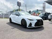 LEXUS IS300 LATEST 2.0 TURBO F SPORT MODE BLACK III *UNREGISTERED*