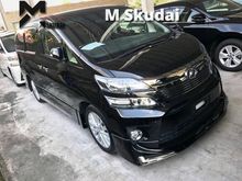 2014 Toyota Vellfire 2.4 ZG WITH FULL LEATHER & BODYKITS
