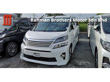 2013 Toyota Vellfire 2.4 Z Golden Eyes MPV