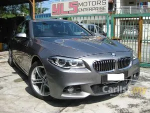 2016 BMW 520i 2.0 M Sport (A) LCI New Facelift Ori MSport Ori Mileage Full Bodykits 18 Sport Rims Well Maintained Black Leather Seats and Interior