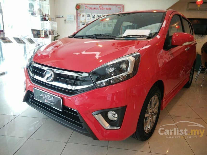 Perodua Axia 2017 SE 1.0 in Penang Automatic Hatchback Red 