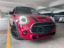 2020 MINI Cooper 2.0 S 5 Door Hatchback RECON UNREG**I DRIVE SYSTEM PARK ASSIT MINI MULTIFUNCTION STEERUNG**5 YEARS WARRANTY PETROL SERVICES**
