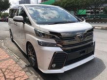 **RAYA RUNTUH SALES** TOYOTA VELLFIRE 2.5 GOLDEN EYE 2017 UNREG