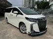 Recon 2022 TOYOTA ALPHARD 2.5 S EDITION (3K MILEAGE) PANORAMIC ROOF WITH ANDROID AND APPLE CAR PLAY