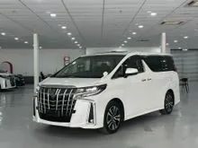 2021 Toyota Alphard 2.5 G S C Package MPV / TIPTOP CONDITION / LOW MILEAGE / DIM / BSM / FLIPDOWN MONITOR
