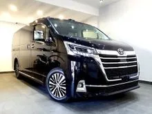 2020 Toyota GranAce G Package 2.8D Luxury MPV  Unreg Ready Stock  Beige Leather  Dual Power Door  Roof TV  Auction Grade 4.5B