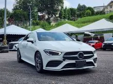 2022 Mercedes-Benz CLA180 1.3 AMG Line Coupe (JAPAN SPEC GRADE 5A) HALF LEATHER SEAT, REVERSE CAMERA, AMBIENT LIGHT