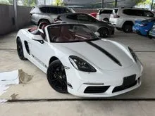 2023 Porsche 718 Boxster Style Edition 2.0 Convertible, Ready Stock, PASM, PDLS, Sport Chrono, Red Leather, Crest, GT Steering, Sport Tailpipes