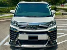 2019 Toyota Vellfire 2.5 ZG MPV (ORIGINAL CONDITION & PAINT) FREE UP TO 5 YRS WARRANTY