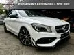 Used MERCEDES BENZ CLA200 AMG WTY 2024 2015, CRYSTAL WHITE IN COLOUR, FULL LEATHER SEAT, REVERSE CAMERA, ONE OF DATIN OWNER