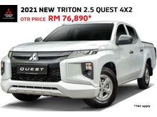 2021 MITSUBISHI TRITON 2.5 Quest Pickup Truck DISCOUNT RM3000 HURRY UP