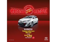2020 Toyota Yaris Penjana Promo Save up to RM 7,713 - EZbeli Loan Low Installment From RM 498