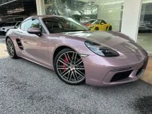2022 Porsche 718 2.5 Cayman S Coupe 2.5T (A) / GRADE 4.5 / 19K LOW MILEAGE / PDLS PLUS / SPORT CHRONO / SPORT EXHAUST / SPORT TAILPIPE / PASM / RECON
