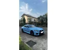 2023 BMW M2 3.0 Coupe Zandvoort Blue on Black Odo 4 Rb (TERMURAH) LIKE NEW