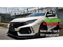 2017 Honda Civic 2.0 Type R Fk8r, 6 speed manual, carbon fiber lip, Keyless entry