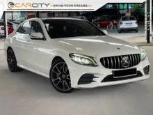 2021 Mercedes-Benz C300 2.0 AMG Line Sedan WARRANTY FULL SERVICE LOW MILEAGE 360 CAMERA PANORAMIC ROOF