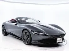 2024 Ferrari ROMA Spider Convertible 3.9T V8 Grigio Silverstone, 3K KM Only, Incoming, Best Deal, Bordeaux Red Interior, Carbon Front Spoiler Diffuser